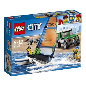 Lego City 60149 - 4x4 met Catamaran