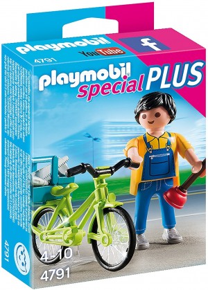 Playmobil Special 4791 - Klusjesman op fiets