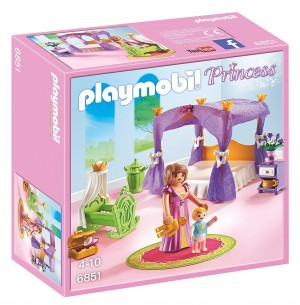 Playmobil Princess 6851 - Koninklijke slaapkamer met hemelbed