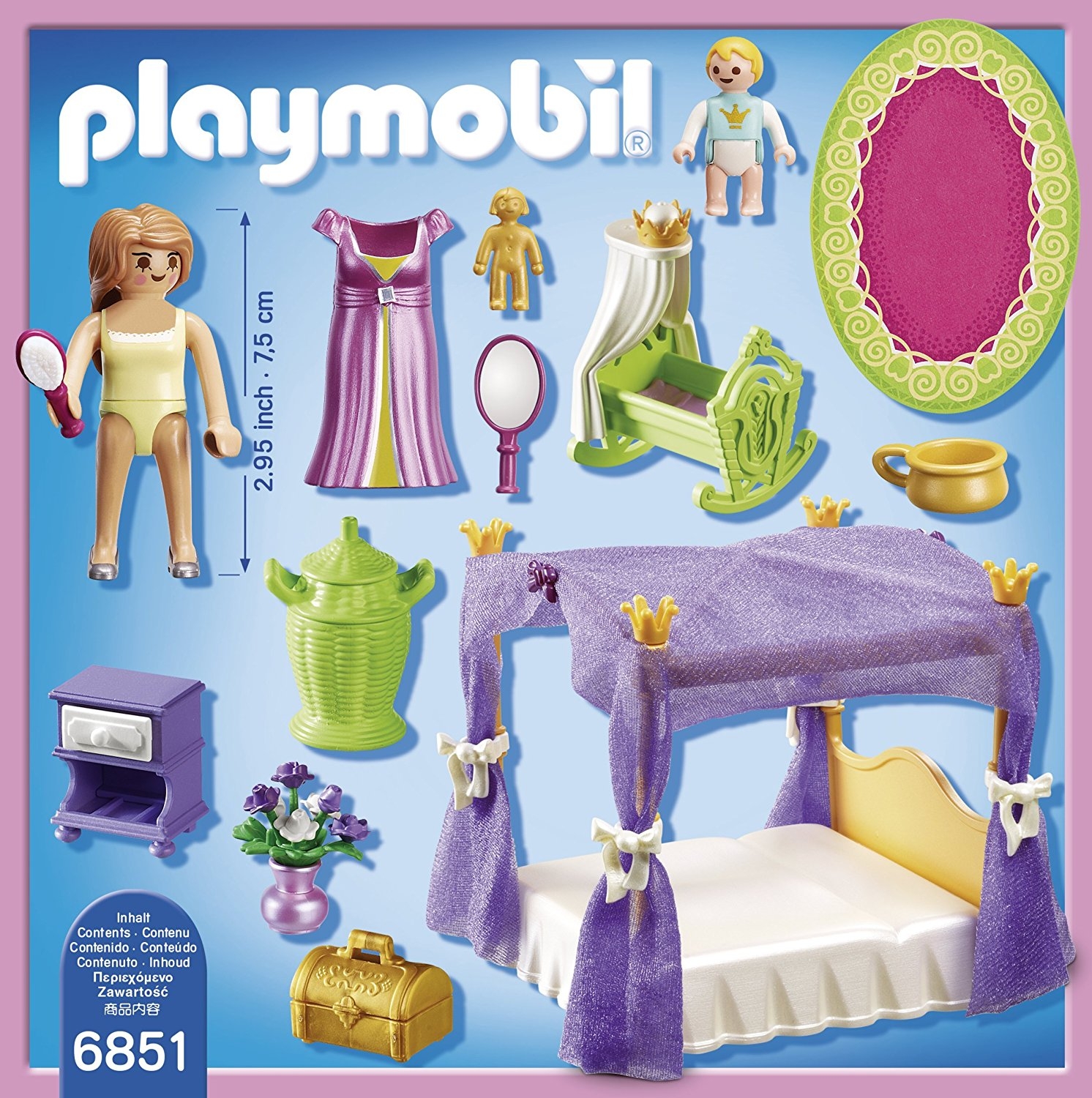 Playmobil Princess 6851 - Koninklijke slaapkamer met hemelbed - chipo Playmobil Princess 6851 - Koninklijke slaapkamer met hemelbed - chipo