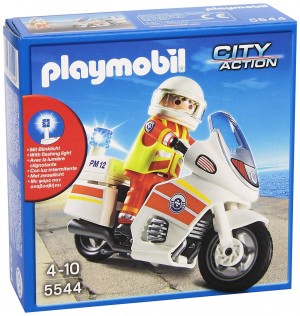 Playmobil City Action 5544 - Ambulancier op motor
