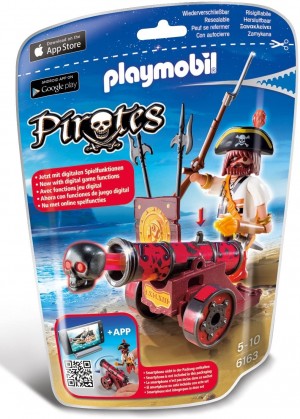 Playmobil 6163 - Zeerover met rood kanon