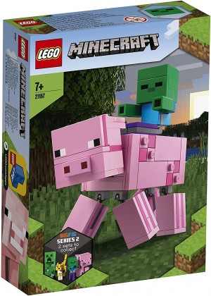 Lego Minecraft 21157 - BigFig Varken met Babyzombie