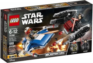 Lego Star Wars 75196 - A-wing vs. TIE Silencer microfighters