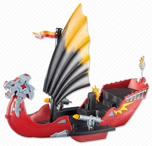 Playmobil 6497 - Drakenschip met kanonnen ( folieverpakking )