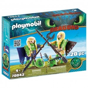 Playmobil 70042 - Schorrie en Morrie in vliegpak