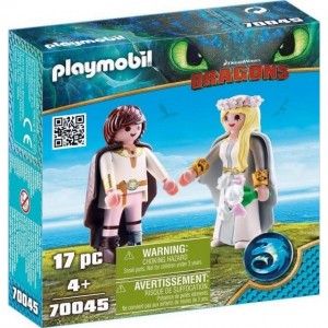 Playmobil 70045 - Playmobil 70045 het huwelijk van Astrid en Hikkie.