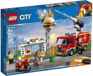Lego City 60214 - Brand bij het Hamburgerrestaurant