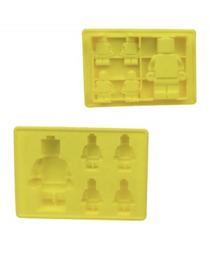 Bakvorm Lego figuurtjes - geel