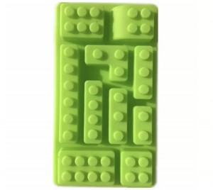 Bakvorm Lego bouwsteentjes - groen