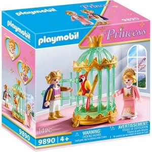 Playmobil 9890 - Koningskinderen met papegaaienkooi