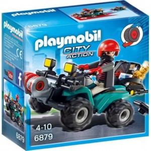 Playmobil 6879 - Bandiet met quad 